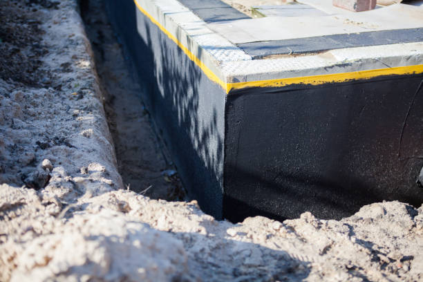 Professional Waterproofing technician working in North Hampton, OH